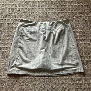 BlevonH Skort Womens Medium M Gray White Active Tennis Golf Skirt Outdoor
